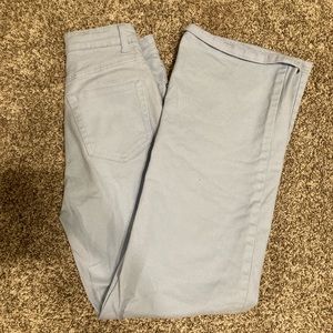 H&M super high rise super flare baby blue Jeans